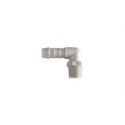 Raccord coudé 1/2" Barb x...